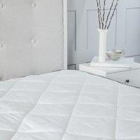 Snug City 2.5CM Microfibre Soft Touch 1 Inch Mattress Topper in White | Size: Single