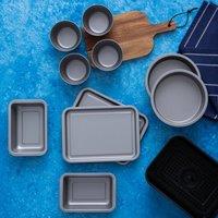 Betterware Air Fryer Accessories 10 Piece Set Silver/Pewter in Silver