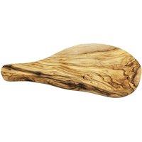 Verano Spanish Ceramics Olive Wood Rustic Small Serving Board w/ Handle L 26cm x W 12cm in Natural