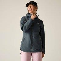 Regatta Women's Hamara IV Hooded Waterproof Jacket in Dark Grey | Size: 10