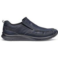 Hotter Men's 'Boost' Dual Fit Slip-On Shoes in Navy | Size: 10