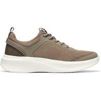 Clarks Men's Solevana Sport Taupe Trainers, Lace Up in Brown | Size: 7-Standard Fit