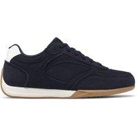 Clarks Men's Upton Lace Navy Suede Trainers, Lace Up in Blue | Size: 9-Standard Fit