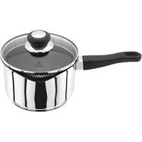Judge Vista Non-Stick Draining Saucepan with Pouring Lip 18cm/2.1L - Silver