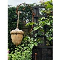 Poppyforge 20 inches Wall Swan Neck Corner Bracket - L38 x W10 x H48 cm in Metallics