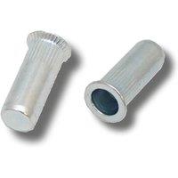 JRP Riveting Products M6x25.5 Steel Rivet Nuts - Box of 200 in Silver