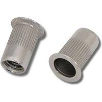 JRP Riveting Products M10 x 24.0 A2 St.Stl Rivet Nuts - Box of 100 in Silver