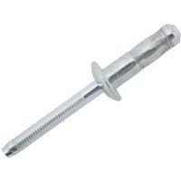 JRP Riveting Products Steel Dome Head Rivets - Box of 150 in Silver