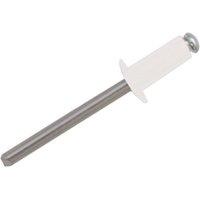 JRP Riveting Products 4.0 x 6mm Dome Head Rivets RAL 9016 - Box of 1000 in White