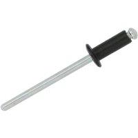 JRP Riveting Products 2.4 x 10mm Dome Head Rivets - Box of 1000 in Black