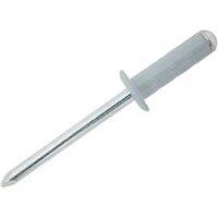 JRP Riveting Products 4.8 x 15mm Dome Head Rivets - Box of 500 in Grey