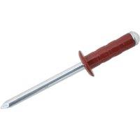 JRP Riveting Products 4.8 x 15mm Dome Head Rivets - Box of 500 in Red