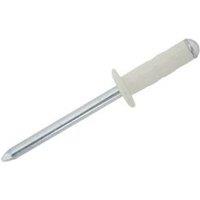 JRP Riveting Products 4.8 x 15mm Dome Head Rivets - Box of 500 in White