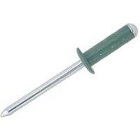 JRP Riveting Products 4.8 x 15mm Dome Head Rivets - Box of 500 in Green
