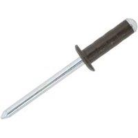 JRP Riveting Products Dome Head Rivets 4.8 x 15mm - Box of 500 in Brown