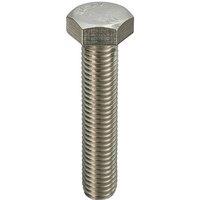 Unifix A4-316 Hexagon Setscrews M12 x 25 - Box of 50 in Silver