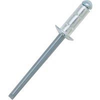 JRP Riveting Products 4.0 x 8mm Dome Head Rivets - Box of 750 in Silver