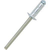 JRP Riveting Products Dome Head Rivets 4.8 x 10.3mm - Box of 500 in Silver