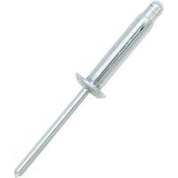 JRP Riveting Products Aluminium Rivets 4.0 x 21mm - Box of 500 in Silver
