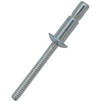 JRP Riveting Products Steel Dome Head Rivets - Box of 250 in Silver