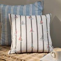 Wylder Abersoch Regatta 100% Cotton Cushion | Size: 45 cm x 45 cm
