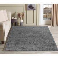 Desire Rugs Modern Elegant Soft Shaggy Rug for Living Rooms - Stylish Area Rugs in Grey | Size: 120 cm x 170 cm