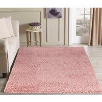 Desire Rugs Modern Elegant Soft Shaggy Rug for Living Rooms - Stylish Area Rugs in Baby Pink | Size: 60 cm x 220 cm