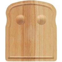Argon Tableware Wooden Breakfast Board - 20 x 24cm in Brown | Size: 20 x 24 cm
