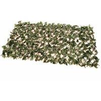 Oypla Artificial Ivy Leaf Willow Trellis Expandable Privacy Fence Screen 1m x 2m in Natural