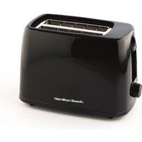 Hamilton Beach Essential 2 Slice Plastic Toaster Black