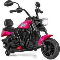 CASART Kids Electric Motorcycle 6V Battery Powered Ride on Toy Motorbike in Rose