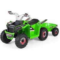 CASART Kids Electric ATV Car 6V Battery-Powered Ride on Toy Quad Vehicle in Green
