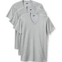 Lands' End Men's Tall V-neck Vest - 3-pack in Grey | Size: 2XL