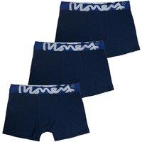 Money Men's Navy Chop Boxers 3pk | Size: Medium