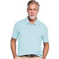 Pegasus Men's 2 Pack Plain Pique Polo Shirts in Light Blue | Size: Medium