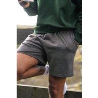 Rapanui Clothing Men's Cotton Pyjama Shorts in Grey | Size: XL