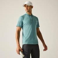Regatta Men's Virda Pique Logo Polo in Mint | Size: Large