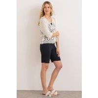 Klass. Women's Embellished Pull On Shorts in Black | Size: 20