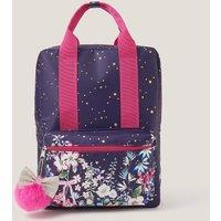 Monsoon Women's Floral School Backpack in Blue