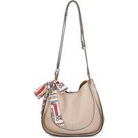 Fontanella Fashion Women's Talyn PU Leather Shoulder Bag With Adjustable Strap & A Small Purse in Camel