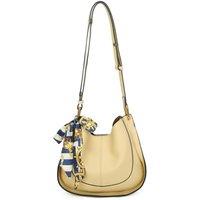 Fontanella Fashion Women's Talyn PU Leather Shoulder Bag With Adjustable Strap & A Small Purse in Lemon