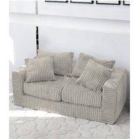 Groundlevel Camden 2 Seater Velvet Sofa in Natural