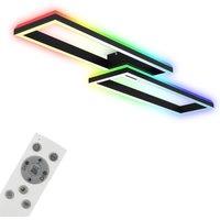 BRILONER Black RGB CCT 42W LED Ceiling Light