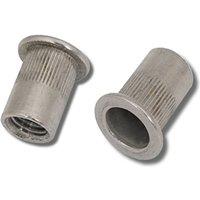 JRP Riveting Products M10 x 21.0 A4 Rivet Nuts - Box of 150 in Silver