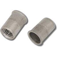 JRP Riveting Products M10 x 17.7 A4 Rivet Nuts - Box of 150 in Silver