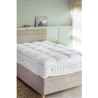 Soak&Sleep Duck Feather Mattress Topper in White | Size: Super King