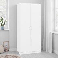 Seconique Dakotia 2 Door Wardrobe in White