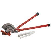 Loops Lever Type Tube Bender for 15mm & 22mm Pipes - Long Cranked Steel Handles in Metallics