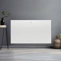 Futura 1500W Wall Electric Radiator Panel Heater Bathroom Safe Setback Timer in White