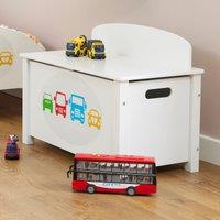 Liberty House Toys Transport Wooden Toy Box in White